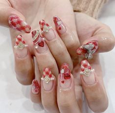 Belle Nails, Really Cute Nails, Cute Nail Art, Xmas Nails, Minimalist Nails