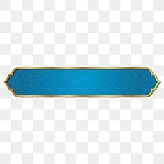 a blue and gold frame with a white background, borders, border png and psd