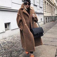 Great shopping ideas for Women Winter Coat Long Sleeve Button Faux Shearling Fleece Shaggy Jacket, Women's clothing Bohemian Jackets, Plush Coat, Traje Casual, Teddy Coat, Sweatpants Set, Cardigan Long, Oversized Coat, Casual Coat, Coat Fashion