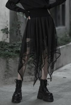 Styl Goth, Gothic Skirt, Punk Rave, Alt Fashion, Gothic Outfits, Goth Outfits, Alternative Outfits, Edgy Outfits