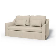 This model includes 6 covers: 1 frame cover which attaches with velcro, one bottom seat cushion cover, 2 back cushion covers and 2 smaller lumbar cushion covers. The cushion covers close with zippers. The cover has a floor-length skirt with corner pleats. This cover can only be used on the Färlöv 2-seater sofa from IKEA. Ikea Couch Covers, Ikea Sofa Covers, Ikea Sofa, Ikea Chair, Sofa Review, Seat Cushion Covers, Ikea Furniture, Couch Covers, Sofa Armchair