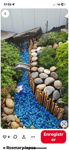 an image of a river made out of rocks