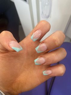 Green Tips Nails, Preppy Acrylic Nails, Dnd Nails, Country Acrylic Nails, Rodeo Nails, French Tips Nails, Track Outfits, Spring Break Nails, Western Nails