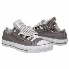 Converse Women's All Star Lo Double Shoe Converse Style Women, Converse Womens, Cheap Shoes Online, Athletic Clothing, Shoes Converse, Grey Lace, Outfits With Converse, Grey Shoes