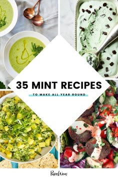 Mint Leaves Recipe, Mint Desserts, Mint Herb, Mint Salad