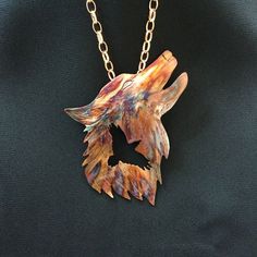 Raven Totem, Raven Necklace