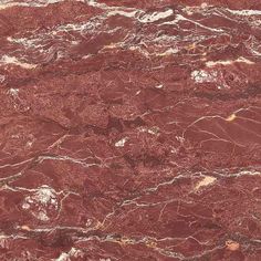 red marble textured with white and gold accents