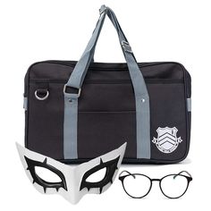 PRICES MAY VARY. Shoulder material ：Oxford Mask material:Resin Shoulder Bags+Mask+Glasses Welcome to RTXBQU cosplay world, If you have any questions, you can contact us at any time, we will reply you within 24 hours. Gothic Black Shoulder Bag For Cosplay, Harajuku Shoulder Bag With Removable Pouch, Anime Cosplay Costumes, Halloween Carnival, Carnival Costumes, Costume Accessories, Cosplay Anime, Cosplay Costumes, Carnival