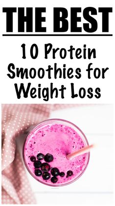 The BEST Protein Shakes for Weight Loss! Low Calorie High Protein, 1000 Calorie, Best Protein Shakes, Nutrition Drinks & Shakes, High Protein Smoothies, Homemade Smoothies, Protein Smoothies, Protein Smoothie Recipes, Baking Soda Beauty Uses