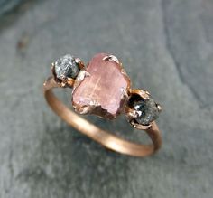 Love Raw Pink Tourmaline, Ring Inspo, Wax Carving, Eternity Rings, Crystal Accessories, Rose Gold Engagement, Lost Wax, Raw Stone