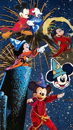 #sorcerermickey #disneyworld #disney #fantasmic #wish #mickeymouse #mickey House Of Mouse, Retro Disney, Disney Collage, House Mouse, My Memories, Disney World, The House, Collage, Disney