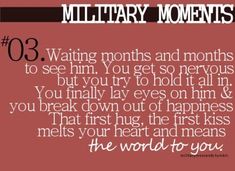 Military Moments Military Moments, Soldier Wife, Marines Girlfriend, Love You Quotes, Marine Love, Carla Diaz, Navy Girlfriend