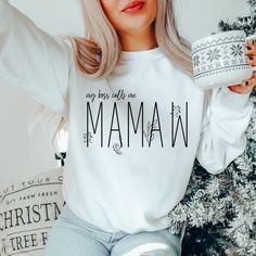 Mamaw Gifts, Bee Lover Gifts, Rainbow Tee, Squad Shirt, Family Fashion, Grandma Gift, Workout Sweatshirt, Pregnancy Announcement, Christmas Sweatshirts