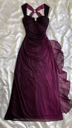 Item Details ： Product Number : SH1146 Fabric: Chiffon Silhouette: A Line Sleeves：Sleeveless Vintage Prom Dress Purple, Purple Dresses For Wedding Guest, Xoxofitz Dress, Aliexpress Prom Dress, Purple Y2k Dress, Prom Dresses Y2k, 90s Prom Dress Grunge, Romantic Goth Dress, 90s Prom Dresses