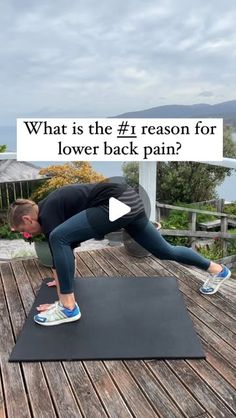 Jana Barrett * Fitness & Movement Coach on Instagram: "Back pain is the #1 medical complaint in the world!⁣
⁣
And in majority of people this can be easily fixed by giving your hips a little love every day. Our modern lifestyle of sitting too much and the way we train leaves our hips tragically tight (and weak). This creates a lot of tension in the hip area almost always leading to lower back pain, occasionally knee pain too.⁣
⁣
So what can you do to fix this or completely prevent it?⁣
⁣
Most people do passive stretching (think yoga pigeon pose). But this doesn’t help and might actually makes things worse in the long run. You need to be doing MOBILITY! 

👉 Mobility training is essentially strength training for your joints and ligaments. It restores range of motion, stretches and strengthen