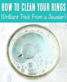 Ring Cleaning Diy, How To Clean Your Ring At Home, Diamond Cleaner Diy, Best Way To Clean Diamond Ring At Home, Cleaning Rings At Home, Clean Diamond Earrings At Home, Cleaning Wedding Ring At Home, Cleaning Rings Diamonds At Home, Ring Cleaner Diy Diamond