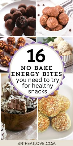 the top ten no bake energy bites you need to try for healthy snacks