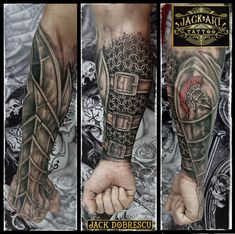 Armor Sleeve Tattoo, Celtic Sleeve Tattoos, Armour Tattoo, Forearm Armor, Tatuaje Cover Up, Shoulder Armor Tattoo, Body Armor Tattoo, Warrior Tattoo Sleeve, Cool Half Sleeve Tattoos