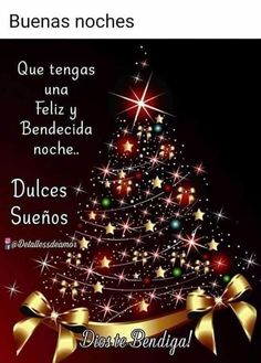 a christmas tree with stars on it and the words dulces seguros