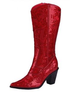 Helen's Heart Gold Blingy Sequins Cowboy Boots – SKYZ Boutique Red Cowboy Boots Outfit, Heart Boots, Red Cowgirl Boots, Western Boots Outfit, Sparkly Boots, Cowgirl Boots Outfit, Red Cowboy Boots, Country Shoes, Cowgirl Look