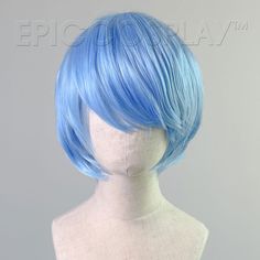 Aether Light Blue Mix Layered Short Wig Our Aether style Light Blue Mix layered short wig offers a versatile and easy to wear way of achieving a short and easy to manage hairstyle. This wig is perfect for both cosplay and daily wear without the commitment of cutting your own locks. Our adjustable, breathable 23" cap makes this Light Blue Mix layered short wig capable of fitting both male and female head sizes comfortably. The Aether style is also available in a variety of different colors, avail Short Female Hair, Male Hair Styles, Female Hair Styles, Which Character Are You, Layered Short, Male Hair, Epic Cosplay, Female Head, Short Layers