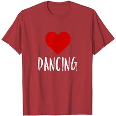 I Love Dancing T Shirt Odette Williams, Dance T Shirt, Dancer Gift, Love Dance, Dance Gifts, Square Dancing, Line Dancing, Live Love, Cool Tees