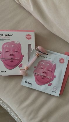 Sheet Mask Aesthetic, Girlie Aesthetic, Pink Era, Facial Cupping, Mask Aesthetic, Pink Mask, Pink Lifestyle, Dr Jart