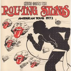 an advertisement for the rolling stones concert