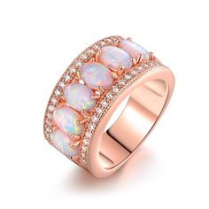 PRICES MAY VARY. Ring Dimension:This Rose Gold & White Gold Plated Oval-Cut Created Fire Opal & Cubic Zirconia Ring is 11mmL in Length 100% Satisfaction Guaranteed: If there's any problem with your item you can return it without any issues. The perfect gift for any occasion. Packaging: All Accesories include a Barzel Pouch. Guaranteed to retain its original gold content and color Royal sophistication. This stunning ring sparkles with beautiful opal center and is complemented with cubic zirconia. Opal Band Ring, Pet Memorial Necklace, Memorial Pendant, Opal Band, Cuff Bracelets Handmade, Urn Pendant, Cubic Zirconia Rings, Leather Cuffs Bracelet, Jewelry Companies