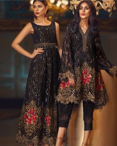 Black Lovers, Desi Vibes, Pakistan Dress, Desi Dress, Dress Traditional, Churidar Suits