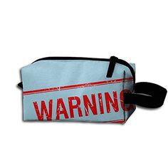 Warning Travel Wrist Bag Change Purse Coin Wallet Card Holder Portable Makeup Pouch Case Organizer For Women #CarryWithYou Wrist Bag, Coin Wallet, Wallet Card, Makeup Pouch, Purse Pouch, Card Wallet, Women Men, Coin Purse