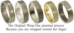 the original wrap - out pattern process is because you are wrapped around her finger and ring