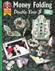 money folding double your $ 10 bill with pictures and other items to make it look like an origami