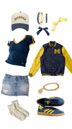 Michigan Game Day Outfit, Umich Game Day, Michigan Game Day, Stranger Things Dress, Michigan Football, Dream College