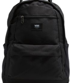 Functional Backpack With Side Pockets For School, Back To School Functional Backpack With Side Pockets, Functional Vans Backpack, Vans Functional Backpack For Back To School, Functional Vans Backpack For Back To School, Casual Vans Backpack For Students, Black Vans Travel Bag, Vans Backpack For Back To School, Vans Travel Backpack