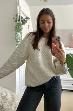 LINKS: Sweater: https://howl.link/kwb71h77vtsrd Jeans: https://mavely.app.link/e/OfMAlq1vkNb  fall outfit, autumn outfit, versized sweater, low-rise jeans, casual fall outfit, cozy fashion vibes, street style inspo, trendy fall fashion, everyday outfit ideas, effortless style, comfy chic looks, sweater weather fashion, denim outfit inspo, fall wardrobe essentials, on-trend looks, oversized sweater love, low-rise denim, fall fashion trends 2024, casual chic style, layered fall outfits, sweaters and jeans, stylish and cozy, clean girl outfit, trendy, aesthetic, rory gilmore sweater  creds to theavarae! as a pinterest affiliate, i earn from qualifying purchases