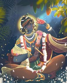 Indian God, Goddess Artwork, Ganesha Art, Jai Shree Krishna