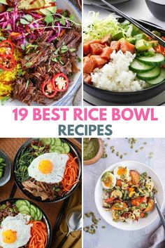 the top 10 best rice bowl recipes to make it easier for you to eat them