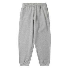 (WMNS) Nike Sweatpants 'Grey' CW5565-063 Nike Trousers Men, Nike Gray Cotton Sweatpants, Nike Gray Sweatpants For Streetwear, Nike Gray Pants With Pockets, Nike Gray Pants For Loungewear, Nike Gray Loungewear Pants, Gray Sweatpants Outfit, Embroidered Sweatpants, Gray Trousers