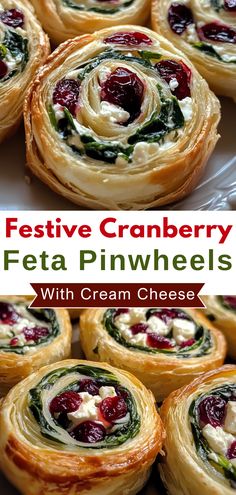 Appetizers For Party: Festive Cranberry Feta Pinwheels with Cream Cheese Cranberry Feta Pinwheels With Cream Cheese Recipe, Cranberry Pinwheels Cream Cheeses, Holiday Pinwheel Appetizers, Cranberry Cream Cheese Pinwheels, Cranberry Feta Pinwheels Recipe, Pinwheels With Cream Cheese, Cranberry Feta Pinwheels, French Hot Chocolate Recipe, Cranberry Pinwheels