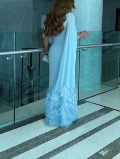 Sheath / Column Evening Gown Elegant Dress Formal Fall Sweep / Brush Train Sleeveless Cowl Neck Chiffon with Feather Ruched Slit 2024 2024 - $146.99 Modest Evening Dress, Gown Elegant, Blue Dress Formal, Dresses Formal Elegant, Blue Evening Dresses, Evening Gowns Elegant, فستان سهرة, Formal Party Dress, Column Dress