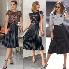 Black Pleated Skirt Outfit Summer Casual, Black Plated Skirt Outfit, Black Plisse Skirt Outfit, Long Pleated Skirt Outfit Casual, Black Pleated Skirt Outfit Summer, Long Black Pleated Skirt Outfit, Black Pleated Skirt Outfit Winter, Plated Skirt Outfit