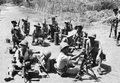 Filipino guerrillas and us troops worked_hand in hand behind Japanese lines during WWII Davao Region, Afrika Corps, North African Campaign, Us Army Soldier, Woodstock Music, Gothic Cathedrals, Famous Architects