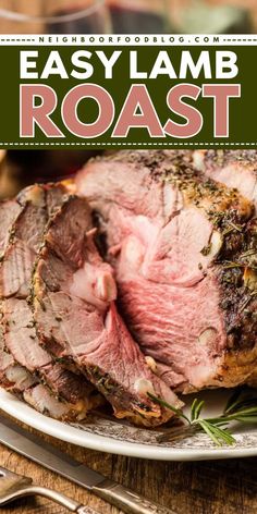 Looking for Christmas dinner recipes? Impress your guests with a flavorful, juicy, and tender roasted lamb roast! This lamb roast recipe offers a delicious and festive entree idea that’s sure to make your holiday meal unforgettable! Easter Entrees, Easy Holiday Dinner Recipes, Holiday Dinner Party Menu, Crockpot Lamb, Christmas Dinner Recipes Easy, Lamb Roast Recipe, Holiday Dinner Recipes, Christmas Main Dishes, Dinner Party Appetizers