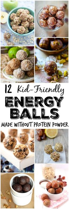 12 kid - friendly energy balls made without protein powder