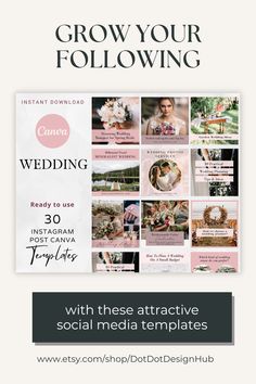 Wedding Pink Instagram Post Canva templates with Real Text for wedding business, wedding planner, wedding coordinator and wedding sector are made to save you time! These minimalist social media templates are perfect for all type of wedding service providers, influencers and bloggers. You’ll save time and effort in designing the instagram posts from scratch. Wedding Planner Social Media Post, Event Planner Social Media Posts, Wedding Social Media Post Design, Wedding Social Media Post, Wedding Instagram Post, Pink Instagram Post, Support Small Business Quotes, Event Planning Proposal, Wedding Content