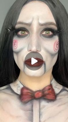 Italian Makeup, Spooky Party, Diy Pins, Optical Illusions, Halloween Makeup, Makeup Artist, Halloween Costumes, Halloween, Makeup