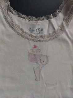 Kewpie Aesthetic, Coquette Wardrobe, Cupcake Shirt, Outfit Inspo Aesthetic, Coquette Outfit, Cute Top, Baby Tee, Cute Tops, Infant Tees