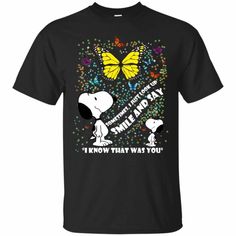 Snoopy I Just Look Up Smile And Say I Know That Was You Shirt Sopwith Camel, Butterfly T Shirt, Looking Up, Shirt Outfit, Pullover Sweatshirt, Black And Navy, Cotton Shirt, New Fashion, Pullover Hoodie