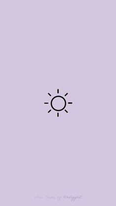 an image of the sun in black and white on a light purple background with text